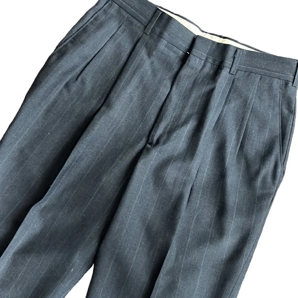 Haggar Clothing Co pinstripe pantsuit